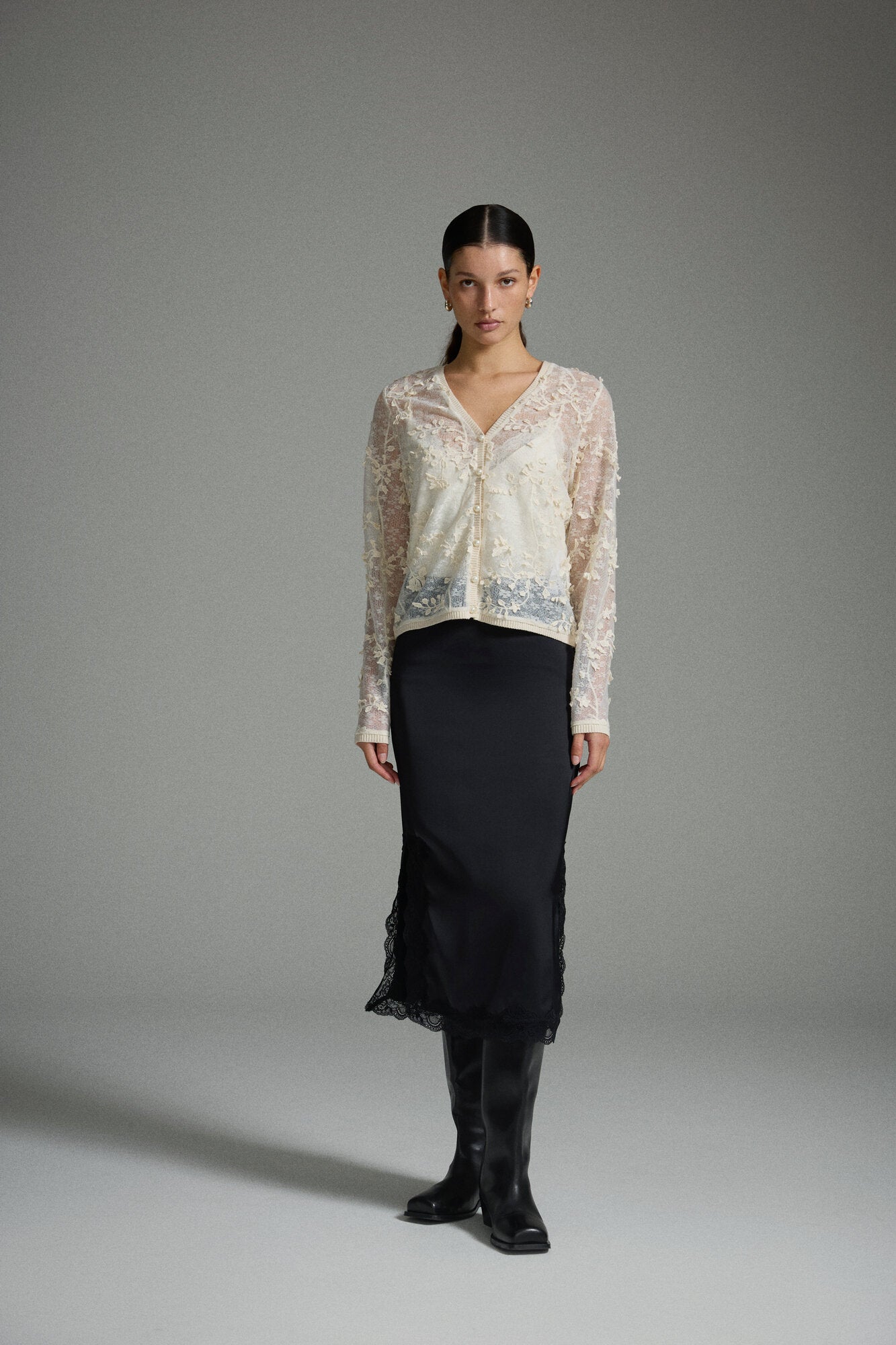 Vijulietta cardigan - Birch